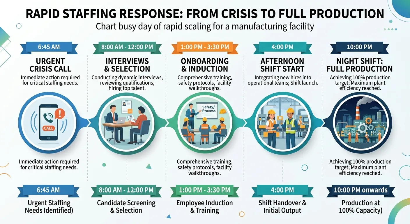 A professional, infographic-style chart showing a timeline from A professional, infographic-style chart showing a timeline from